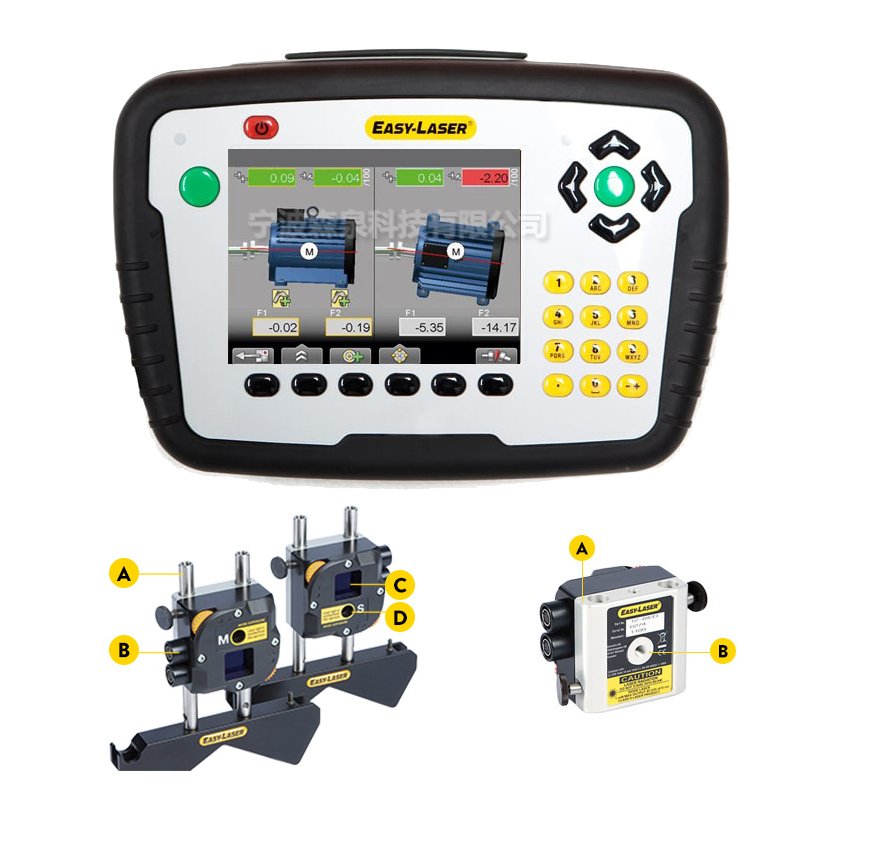 螺旋槳軸和齒輪箱快速對中找正