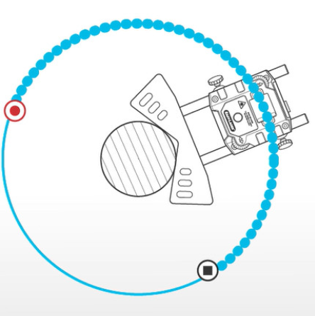 軸對中測量方式：連續(xù)掃描