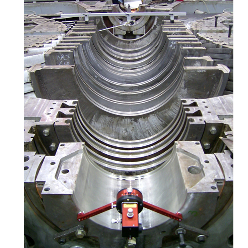 大型汽輪機(jī)隔板洼窩中心測量分析